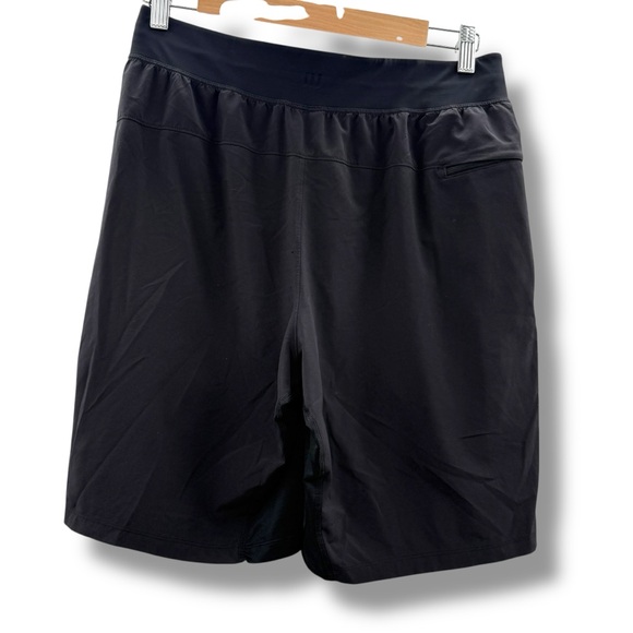 Lululemon T.H.E. Short‎ Linerless 9” Men’s Size Medium Black Athletic Gym - Picture 2 of 9